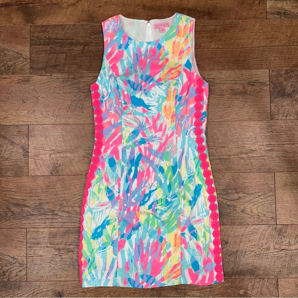 Lilly Pulitzer Mila Shift Dress in Sparkling Sands Stunning!
